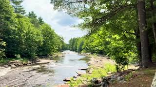 4K River Sleep Adirondacks Chazy River 1 Hour [upl. by Karyl]