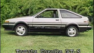 1985 Toyota MR2 amp Toyota Corolla GTS  MotorWeek Retro Review [upl. by Eelatan]