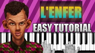 Stromae  Lenfer Piano Tutorial [upl. by Adia741]