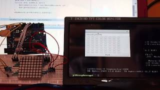 Raspberry Pi control Arduino Uno  8x8 LED Matrix using JavaJavaFXjSSC [upl. by Othilie684]