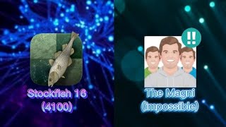 Stockfish 16 4100 vs The Magni impossible brilliantmove [upl. by Markiv127]