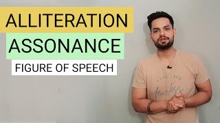 Alliteration Assonance FIGURE of speech English Literature [upl. by Alyworth]