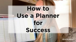 How to Use a Planner for Success [upl. by Ellery]