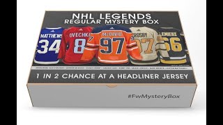 FRAMEWORTH NHL LEGENDS Autographed Jersey Mystery Box 001 [upl. by Talley]