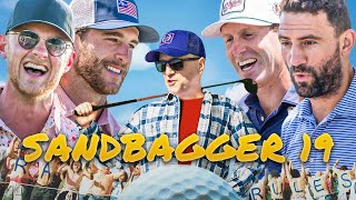 Jack Eichel  Noah Hanifin VS Ryan Whitney  Paul Bissonnette  Sandbagger Invitational 19 [upl. by Eugeniusz]