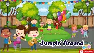 Jumpin Around I Kids Song I เพลงสำหรับเด็ก สนุกๆ ภาษาอังกฤษ [upl. by Htiekel]