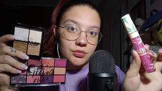 PRIMOR HAUL MAKE UP amp SKINCARE LOW COST Tapping Lipgloss Mouth Sounds 😴💜  ASMR ITA [upl. by Saphra]