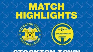 HIGHLIGHTS  Stockton Town 20 Carlton Town [upl. by Ettennek]