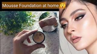 How to make Lakme Absolute like Mousse Foundation at home Under 200rs Only 😯 [upl. by Enitselec]