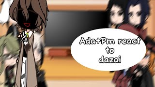 adapm react to dazai [upl. by Cornelia776]