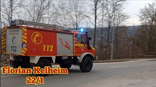 PKWVollbrand im Wald Einsatzfahrt der kelheimer Feuerwehr [upl. by Lindley]