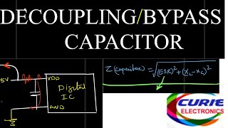 DECOUPLING CAPACITOR OR BYPASS CAPACITOR [upl. by Walker]