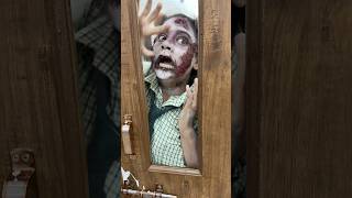 Zombie Ka Kiya Makeup🧟‍♀️🧟 sanjhalikavlog haunted horror minivlog zombie bhootiya [upl. by Farrington]