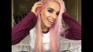 Dying my hair PINK with CRAZY COLOUR hair dye in ‘Candyfloss [upl. by Aranaj]