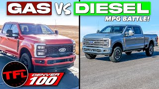 Gas vs Diesel MPG Battle These Two 2024 Ford F250s Are Unbelievably Close [upl. by Rasure]