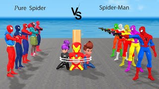 SpiderMan Teams Up with Batman to Take Down Iron Man GAME GTA 5 superhero  Siêu nhân nhện [upl. by Khanna417]