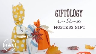 How to Wrap a Stylish Hostess Gift  Giftology [upl. by Haleak]