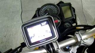 TomTom Rider v2 on my BMW F800GS [upl. by Antonella854]