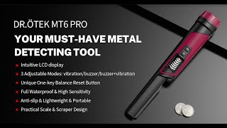 DRÖTEK MT6 Pro Pinpointer For Metal Detecting Unboxing Product Demonstration amp Review New For 2022 [upl. by Niatirb]