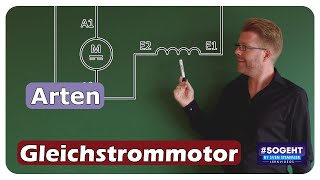 Die Welt der Gleichstrommotoren Fremderregt Nebenschluss und Reihenschluss [upl. by Bouzoun]