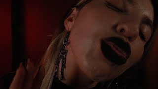 KISSING YOUR SCREEN ASMR  BLACK LIPSTICK EDITION 🎃 Mouth Sounds amp Visual Triggers [upl. by Drofdarb]