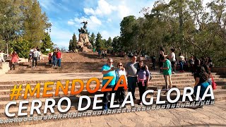 CERRO DE LA GLORIA  MENDOZA BUS TOUR I ARGENTINA I 4K Walking Tour VLOG [upl. by Ivey]