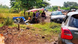 Roadside Vendors Cause Traffic Congestion  Opposite Shree Bodgeshwar Temple Mapusa Calangute Road [upl. by Loise]