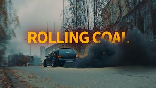 Rolling Coal 400HP VW Golf MKIV 19TDI Acceleration and Popcorn Limiter [upl. by Kuhn]