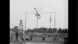 Vintage Pole Vault Highlights  Paris 1924 Olympics [upl. by Kenn]