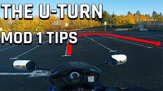 Motorcycle UTurn Made Easy  Mod 1 Tips 2 [upl. by Ettedo]