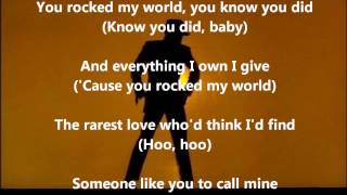 Michael Jackson  You Rock My World  With Lyrics [upl. by Lela]