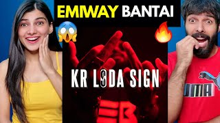 EMIWAY  KR LDA SIGN REACTION OFFICIAL VIDEO EXPLICIT  Emiway Bantai Reaction [upl. by Norman]