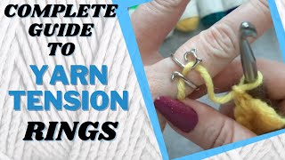 Yarn Tension Ring Instructions and Tips for Crocheters and Knitters [upl. by Sahpec]