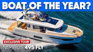 Is the Nimbus 495 Fly the BEST boat of 2024 Tour amp Review [upl. by Buerger]