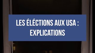 COMMENT CA MARCHE LES ELECTIONS AMERICAINES [upl. by Freyah]