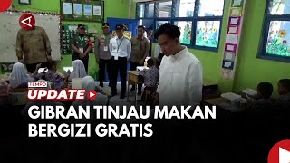 Wapres Gibran Tinjau Makan Bergizi Gratis di Sulawesi Selatan [upl. by Tnomel223]