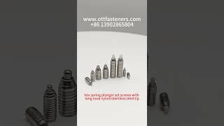 Whats a hex spring plunger set screws with long nose nylon or stainless steel tip manufacturer [upl. by Bremen]