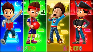 Team Ryder  Ryder 🆚 Ryder 🆚 Ryder 🆚 Ryder  PAW Patrol 🎶 Tiles Hop EDM Rush [upl. by Milstone]