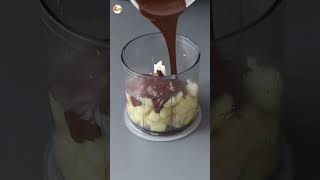 Fudge poire chocolat le dessert super facile à faire avec seulement 2 ingrédients 🍐 recettefacile [upl. by Enimaj]