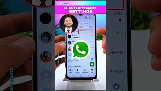 3 Secret WhatsApp Tricks  3 Whatsapp Secret Settings  WhatsApp Tips and Tricks ai shorts [upl. by Wetzel]