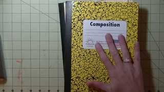 Composition Book Planner [upl. by Nirik672]