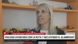 VIALIDAD AVANZARÁ CON LA RUTA 7 INCLUYENDO EL ALAMBRADO [upl. by Maurene398]