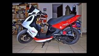 Kymco super 8 Malossi 70cc [upl. by Stoller911]