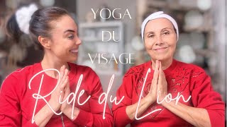 Yoga du visage contre la ride du lion [upl. by Ekram]