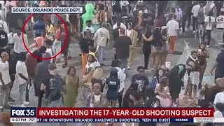 Orlando shooting 17yearold suspected shooter fired shots within feet of police officers [upl. by Clementina]