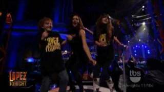 Lopez Tonight  George Lopez Show Cast Dance [upl. by Eive]