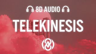 Travis Scott  TELEKINESIS ft SZA Future Lyrics  8D Audio 🎧 [upl. by Eelta]