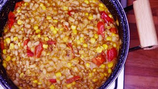 How To Make Nigerian Beans And Corn  Delicious Beans amp Corn Recipe [upl. by Stoller974]