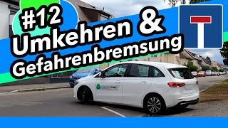 12 Wenden amp Gefahrenbremsung  Fahrschule Punkt [upl. by Shelby422]