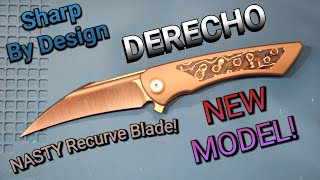 Sharp By Design Derecho  Hawkbill Blade Folding Knife  Overview [upl. by Maggee717]